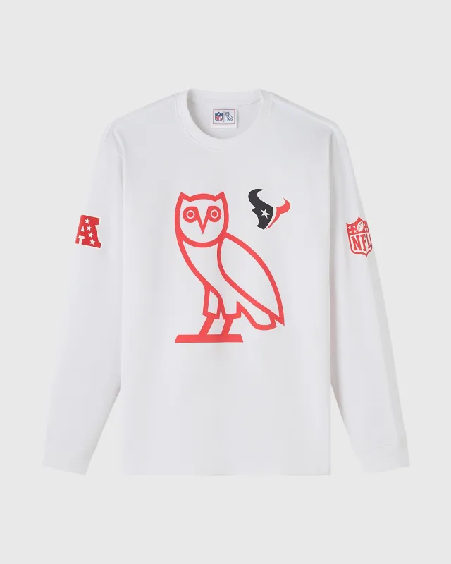 NFL Houston Texans Long-Sleeve Tee - White sold by OVO