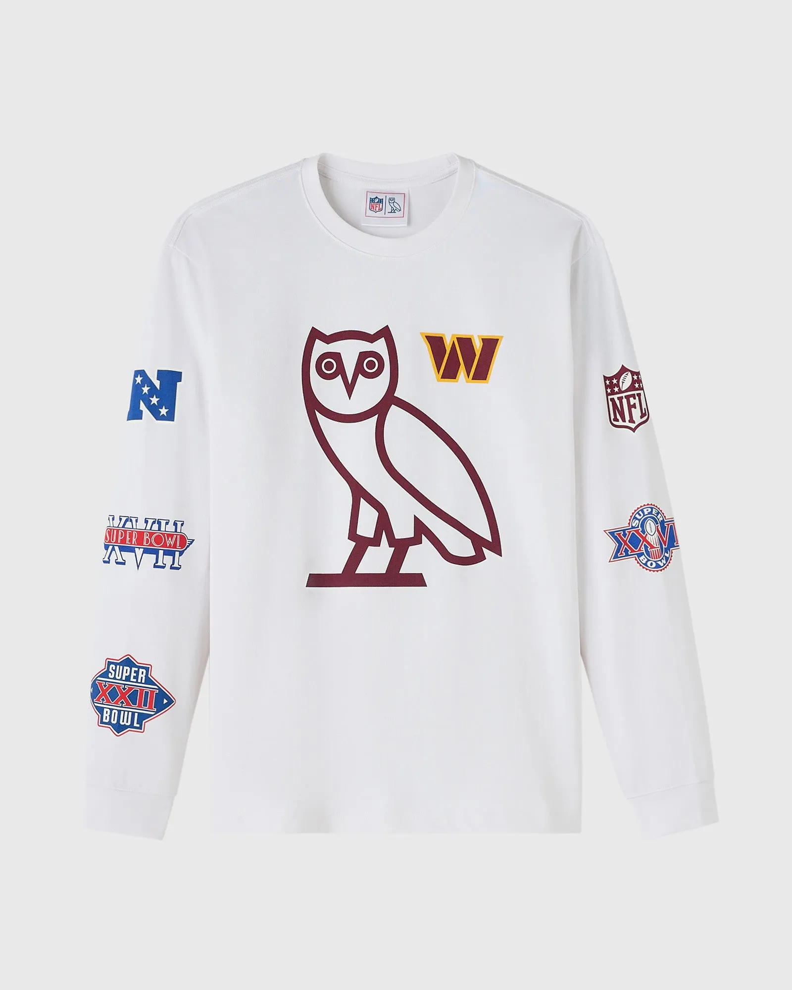 NFL Washington Commanders Long-Sleeve Tee - White sold by OVO