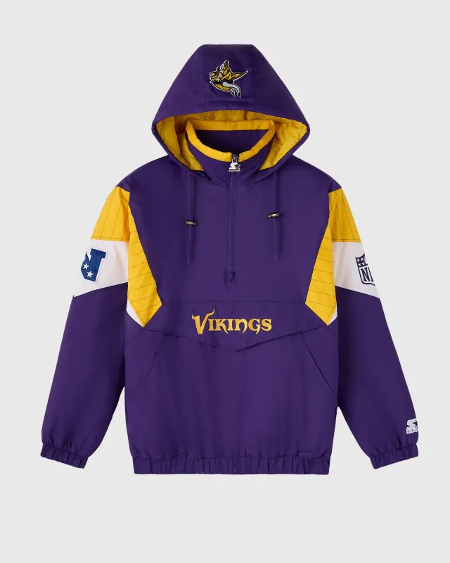 NFL STARTER Minnesota Vikings Pullover Jacket - Purple sold by OVO