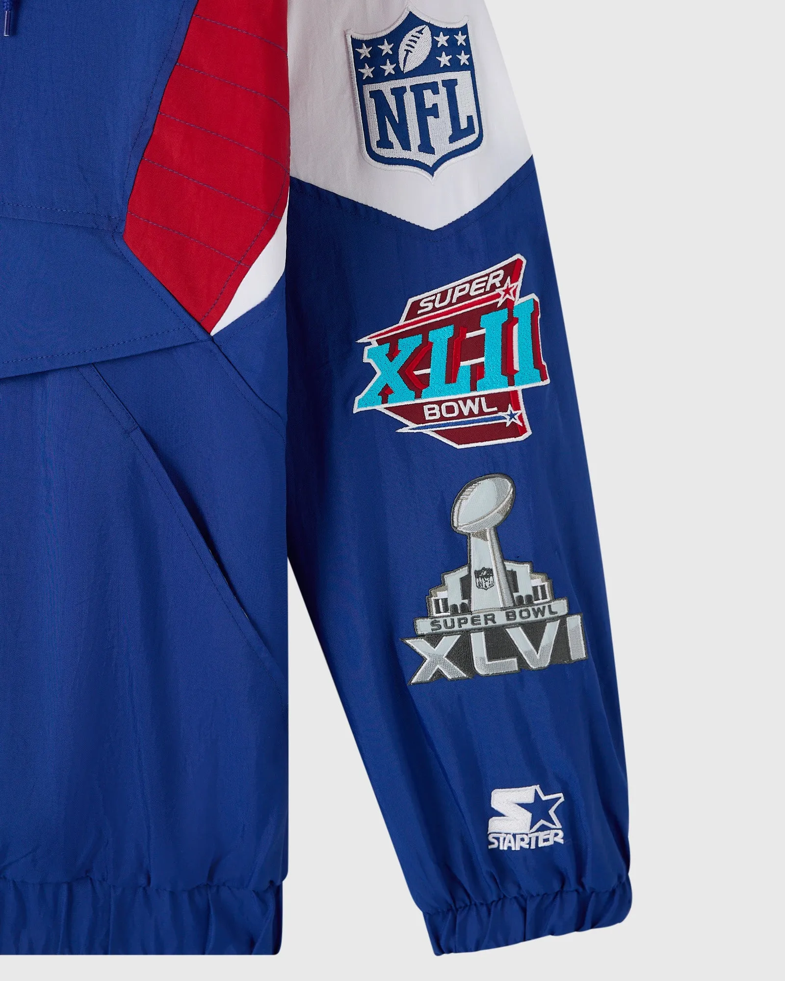 NFL STARTER New York Giants Pullover Jackets - Blue sold by OVO product image thumbnail 5