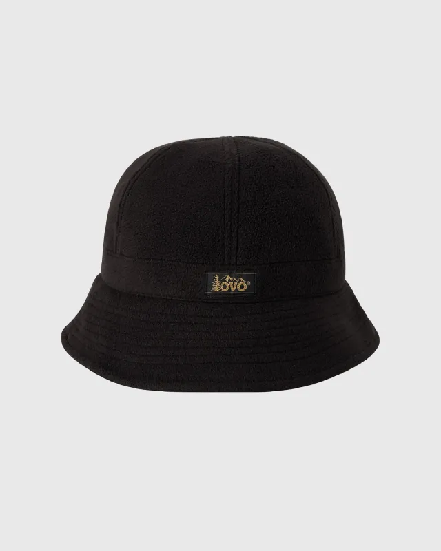 Microfleece Bucket Hat - Black made by OVO