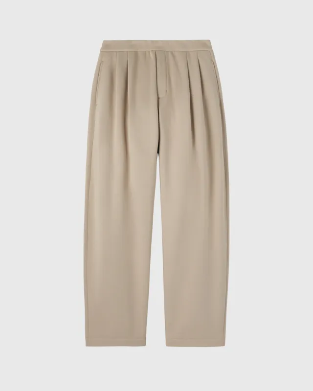 Luxe Fleece Pull-On Trouser - Sandstone sold by OVO