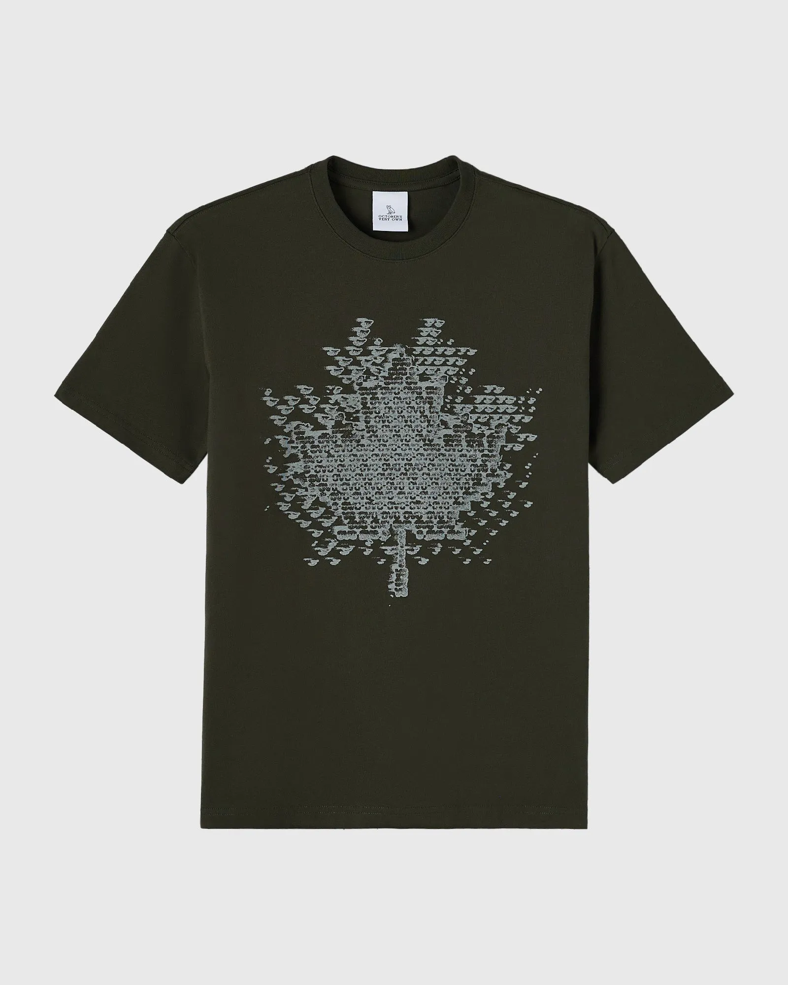 Digi Leaf Tee - Black Resin sold by OVO