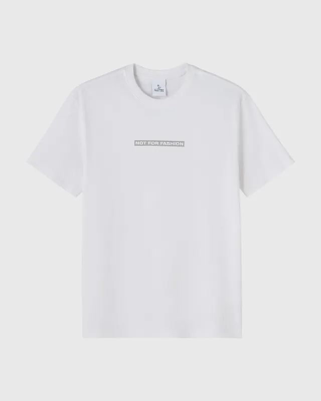 Not For Fashion Tee - White sold by OVO