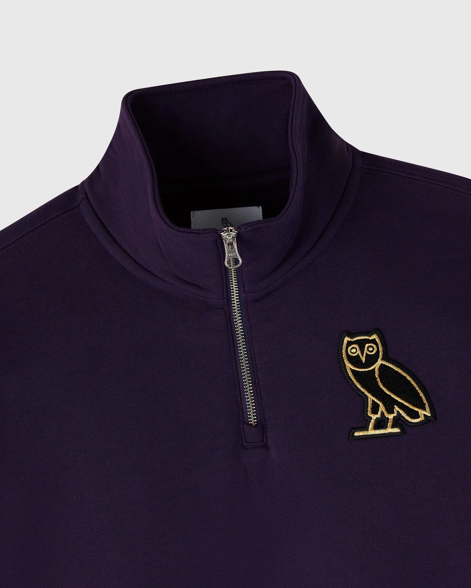 Signature Quarter-Zip Mockneck - Rich Plum sold by OVO product image thumbnail 2