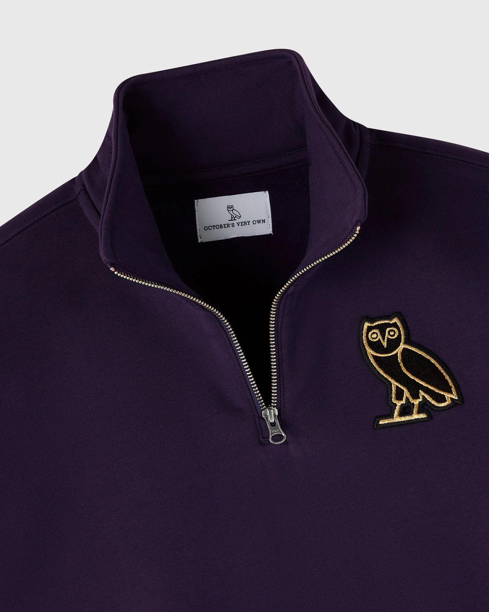 Signature Quarter-Zip Mockneck - Rich Plum sold by OVO product image thumbnail 3