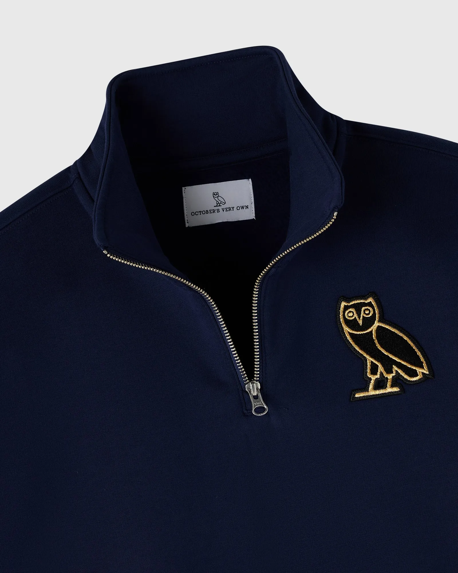Signature Quarter-Zip Mockneck - Night Owl Navy sold by OVO product image thumbnail 3