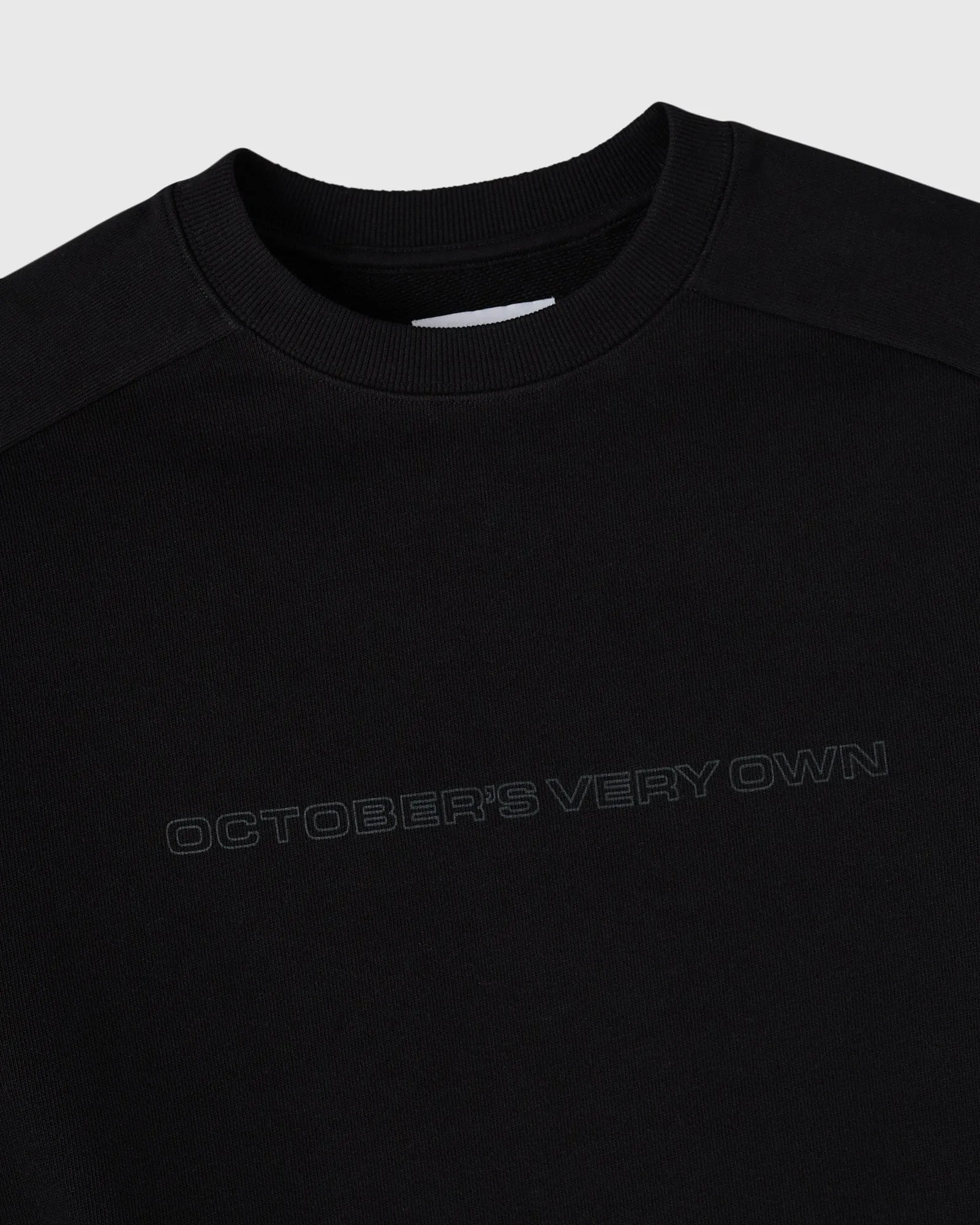 Nylon Overlay Crewneck - Black sold by OVO product image thumbnail 2