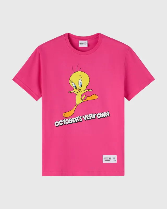 Looney Tunes Tweety Bird Tee - Fuschia sold by OVO