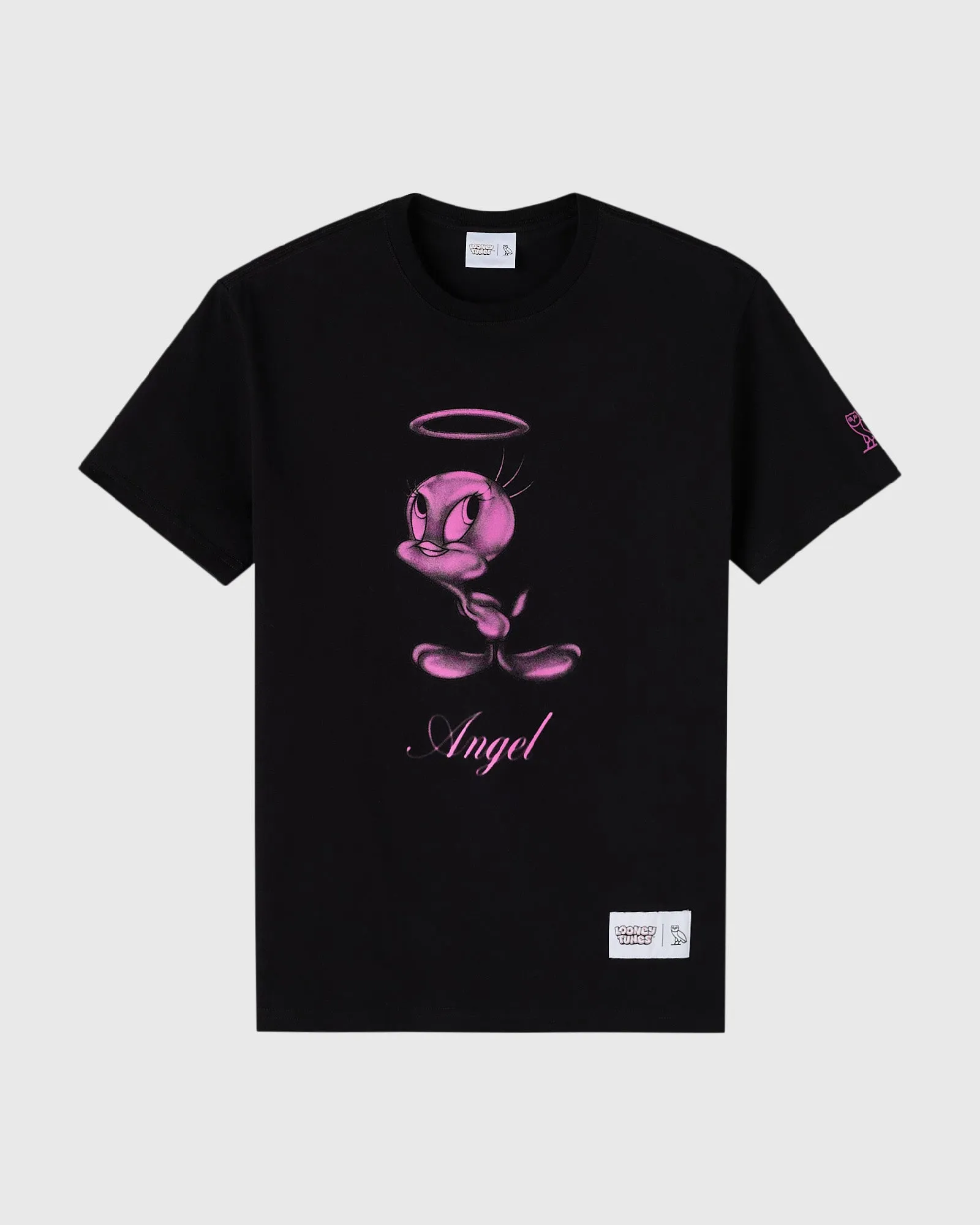 Looney Tunes Tweety Bird Airbrush Tee - Black sold by OVO