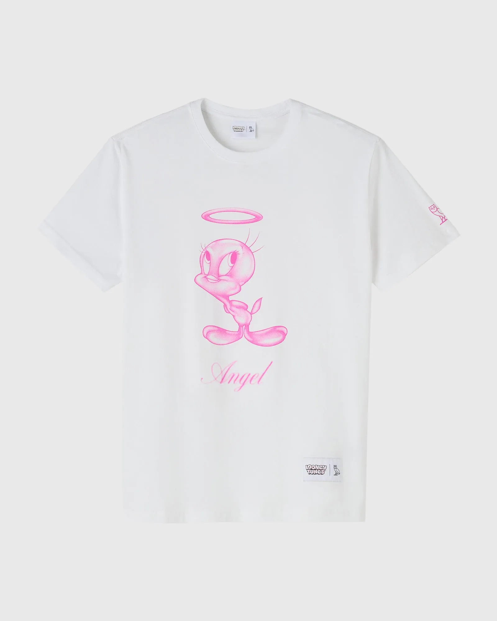 Looney Tunes Tweety Bird Airbrush Tee - White sold by OVO