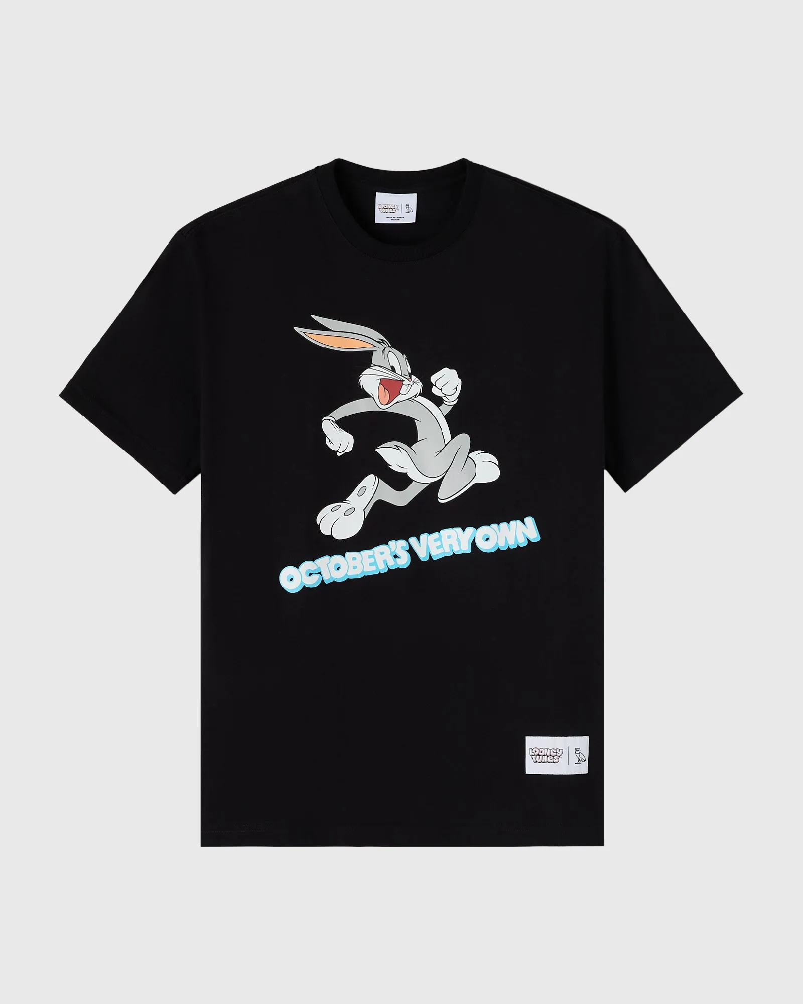 Looney Tunes Bugs Bunny Tee - Black sold by OVO