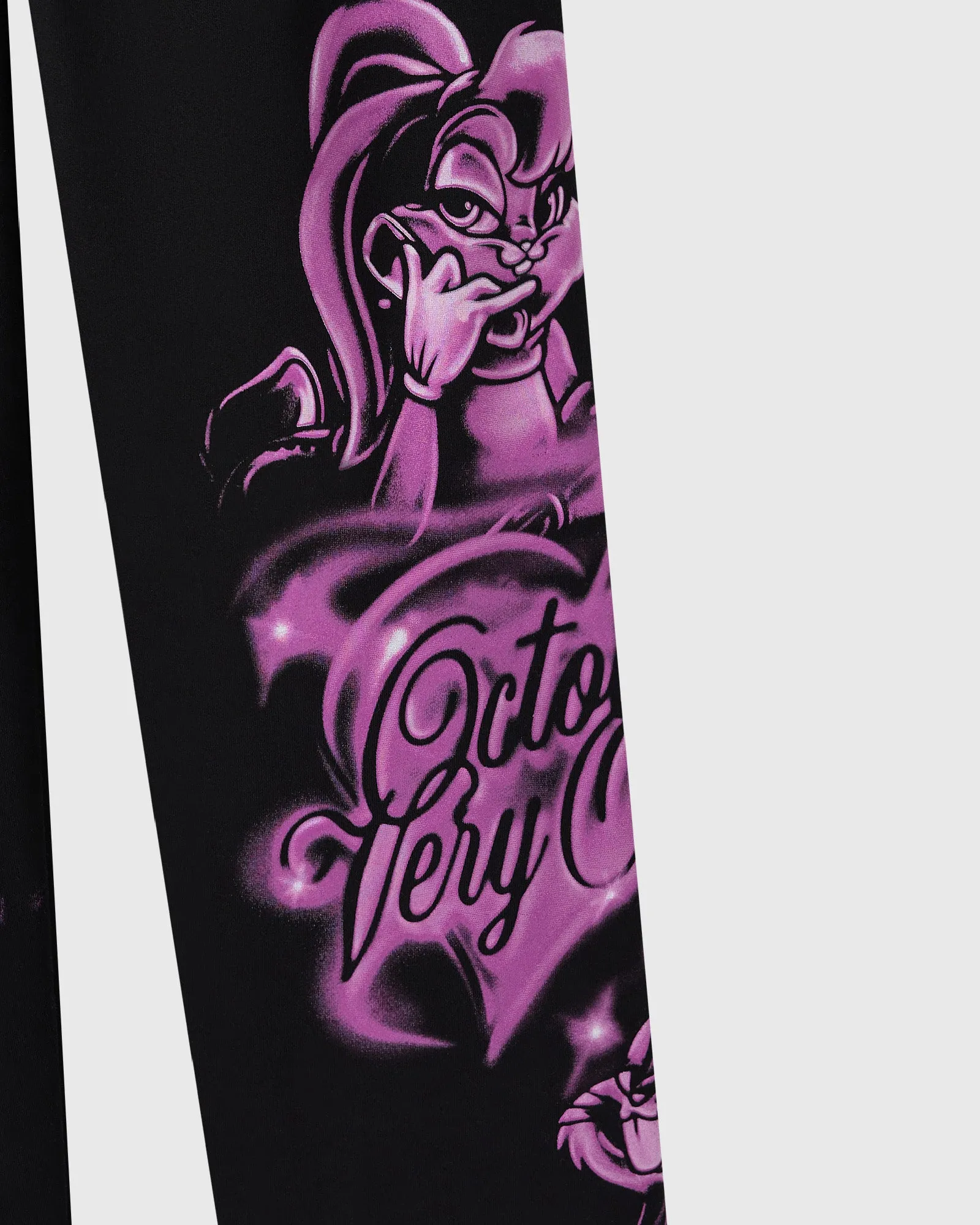 Looney Tunes Airbrush Open-Hem Sweatpant - Black sold by OVO product image thumbnail 4