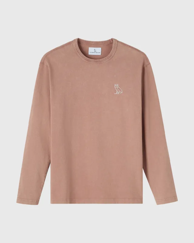 Muskoka Long-Sleeve Tee - Clay Pink sold by OVO