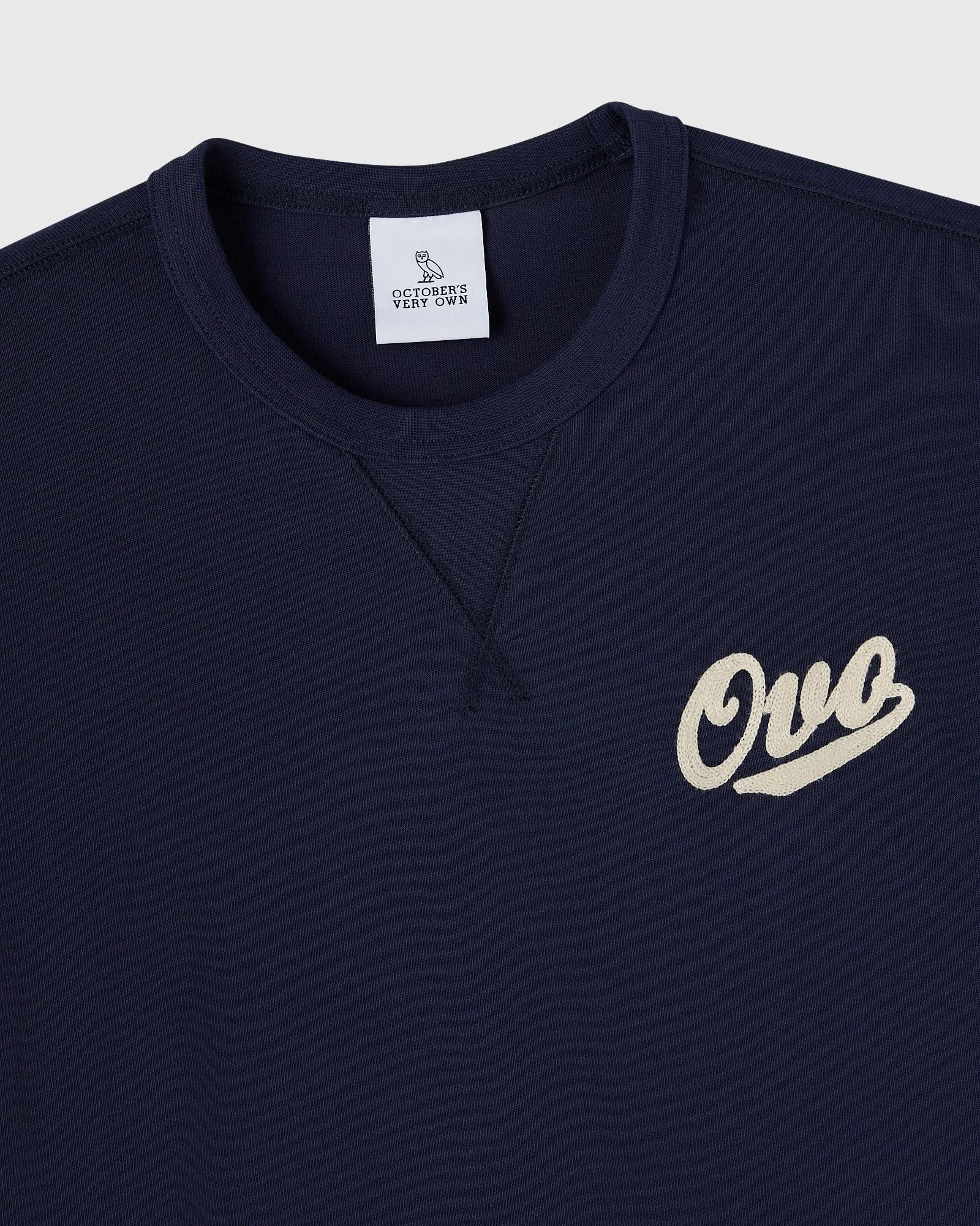 Shop Chainstitch Gusset Tee - Navy sold by OVO product image thumbnail 2