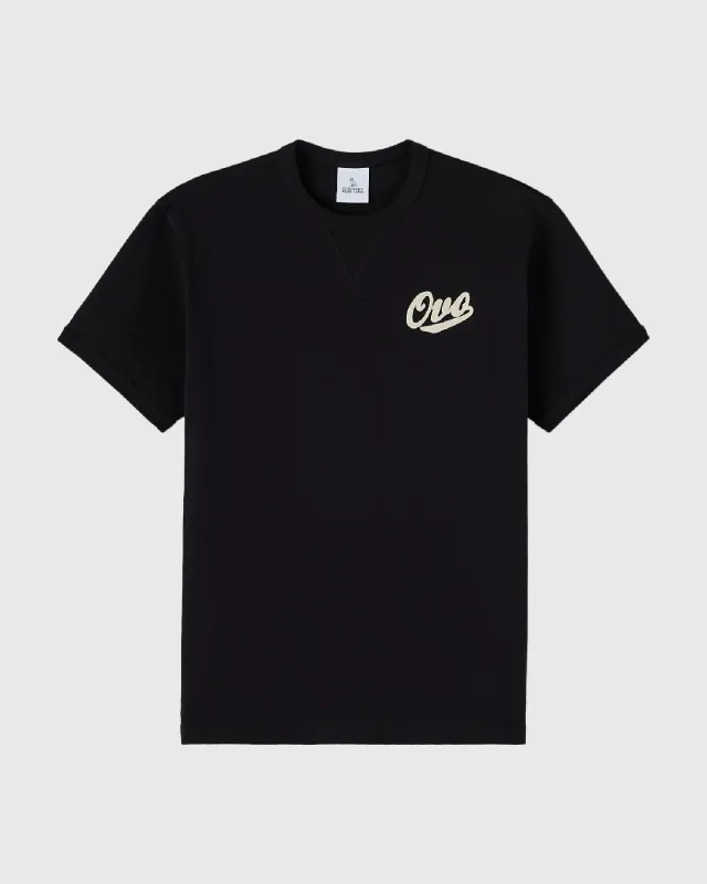 Shop Chainstitch Gusset Tee - Black made by OVO
