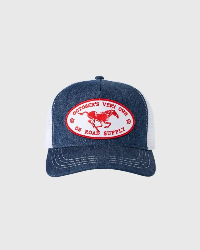 Ranch Denim Trucker Hat - Indigo made by OVO