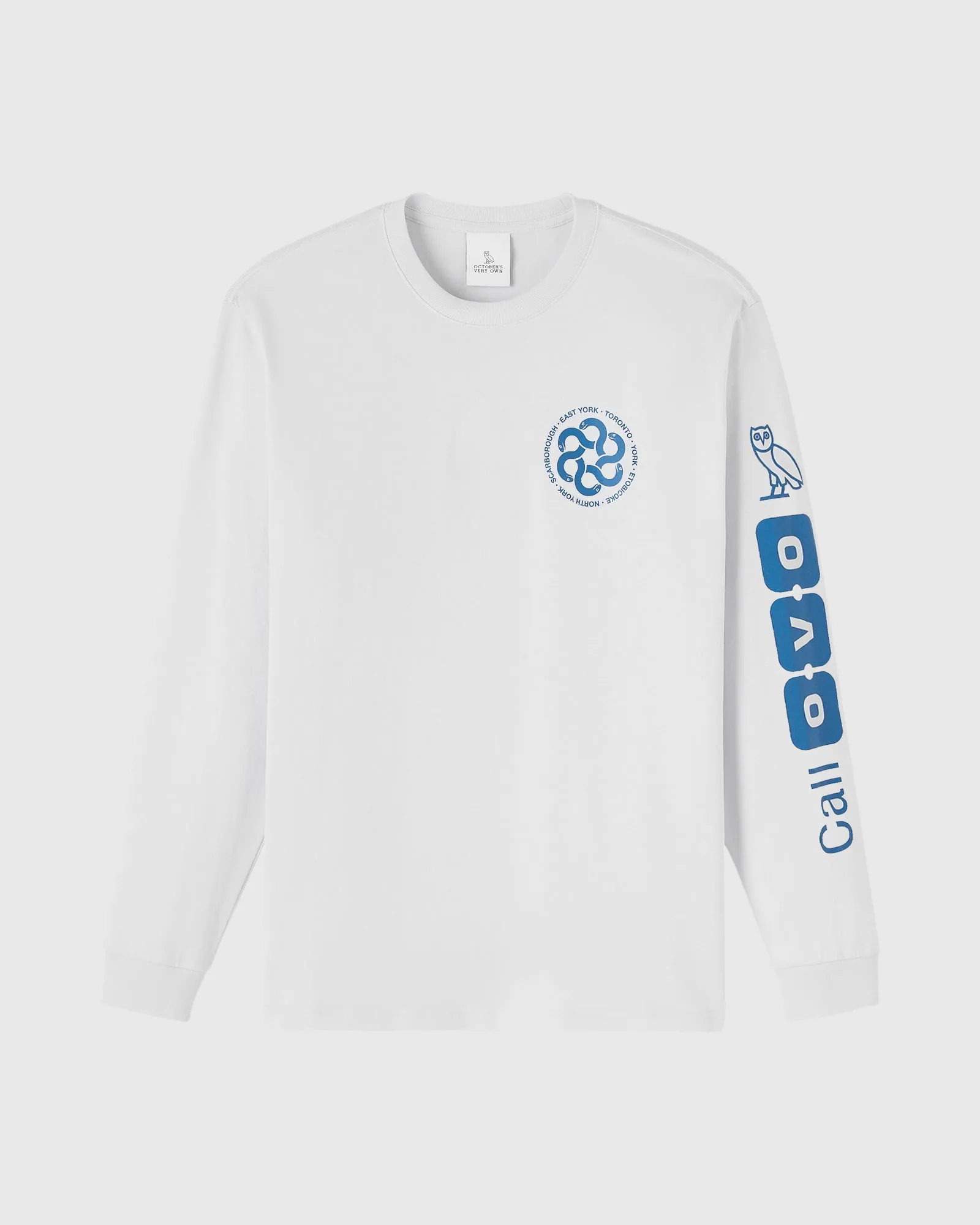 Metropolitan Long-Sleeve Tee - White sold by OVO product image thumbnail 2