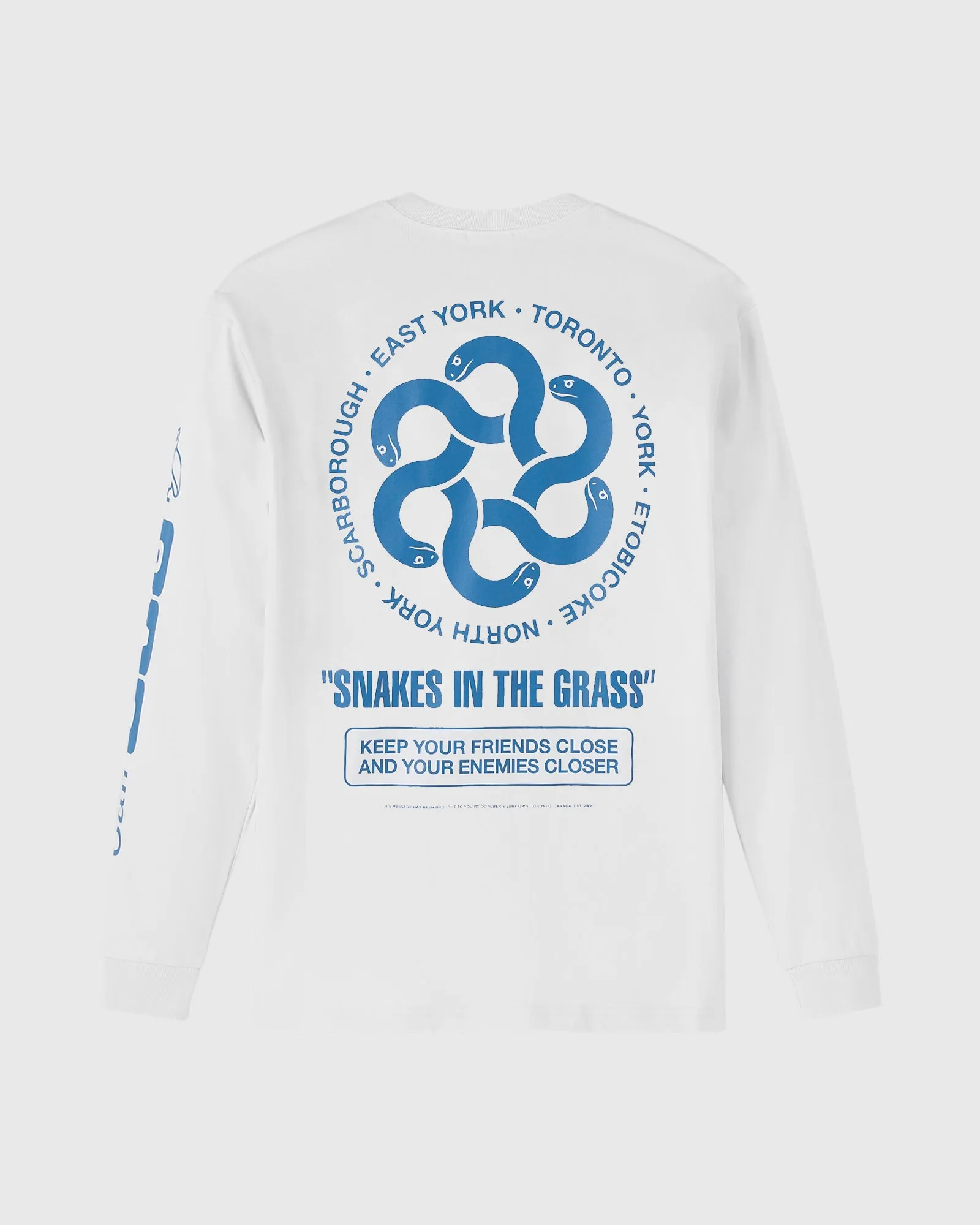 Metropolitan Long-Sleeve Tee - White sold by OVO