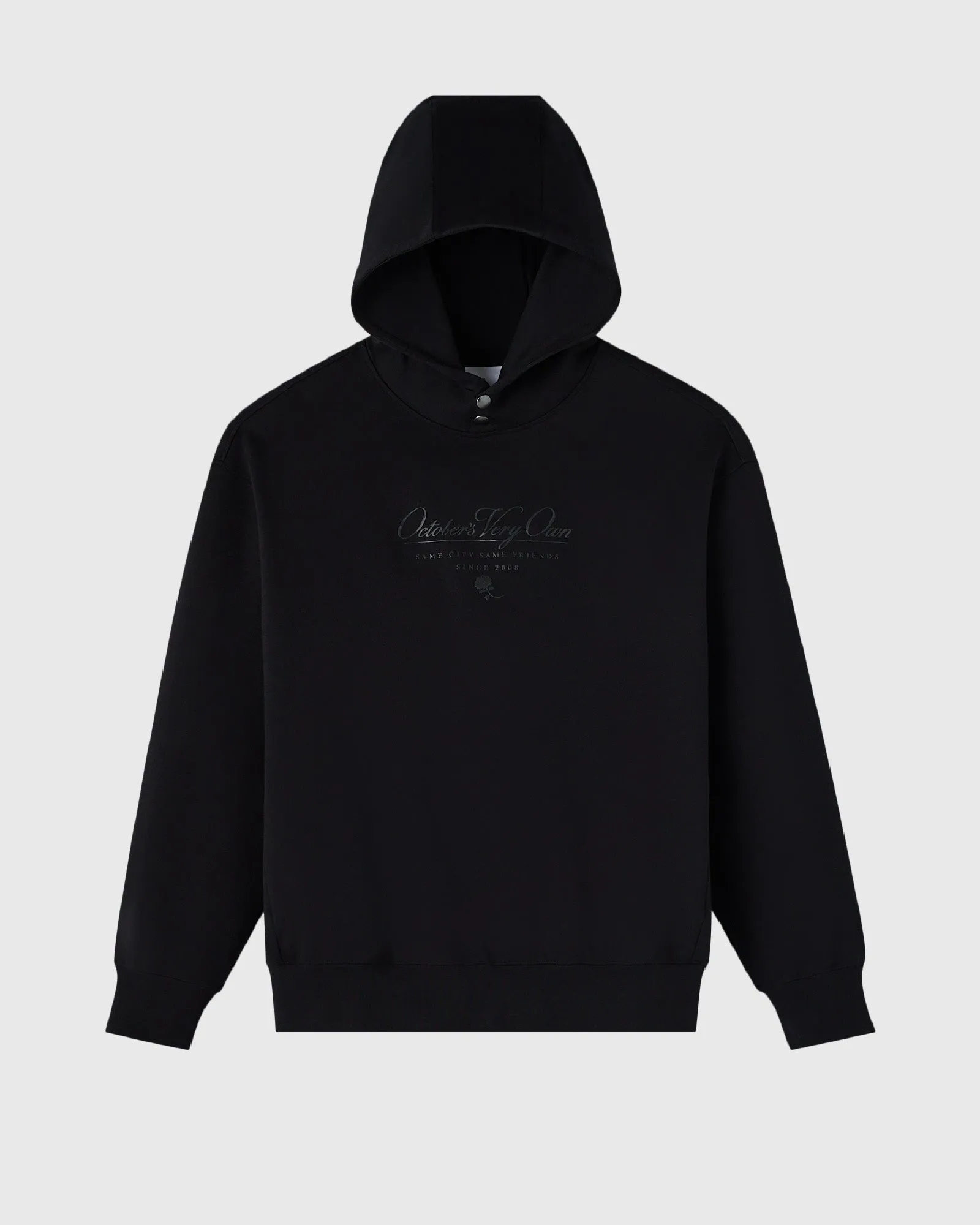 Double Knit Script Hoodie - Black sold by OVO