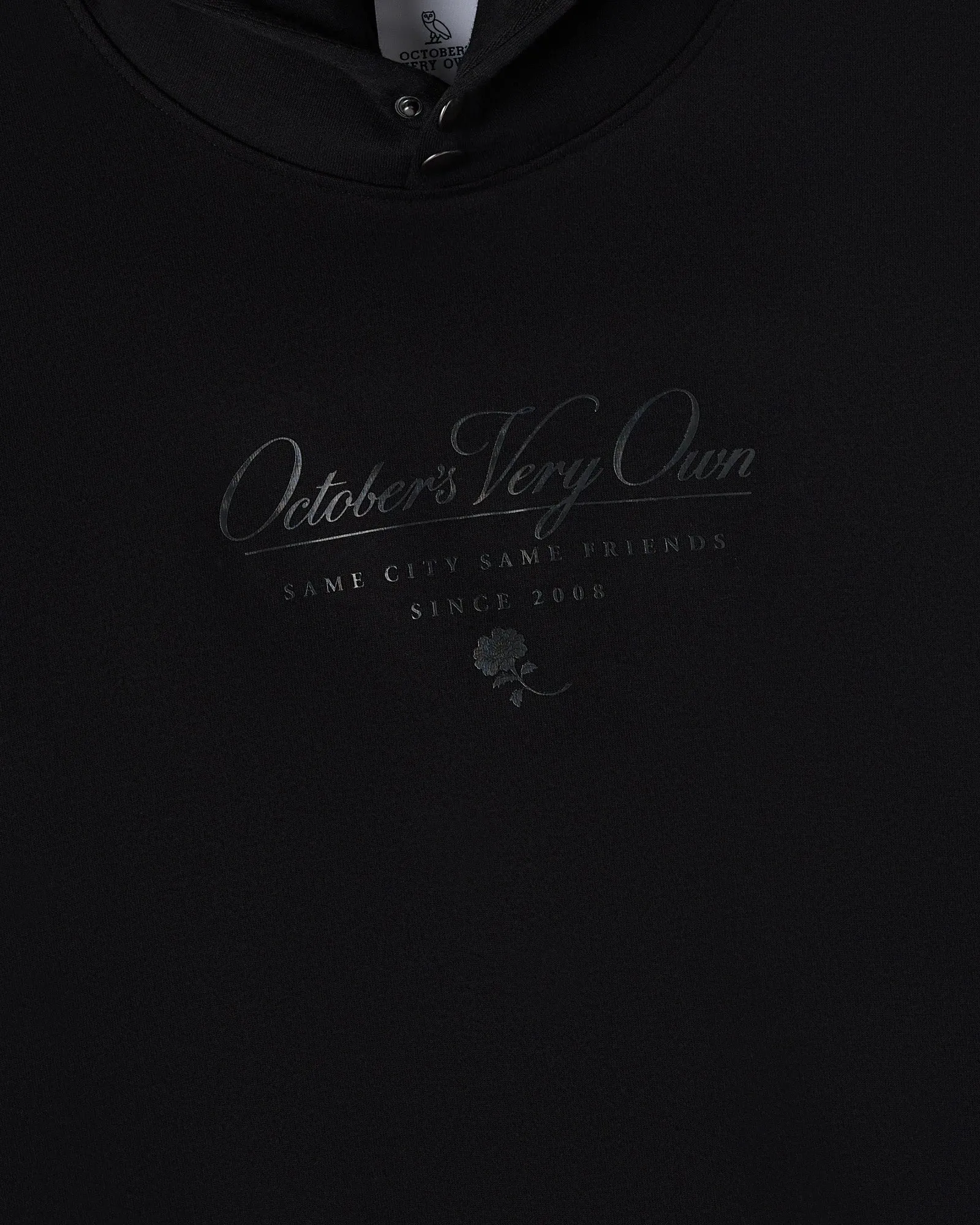 Double Knit Script Hoodie - Black sold by OVO product image thumbnail 2
