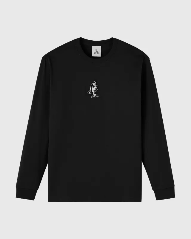 6 God Long-Sleeve Tee - Black made by OVO