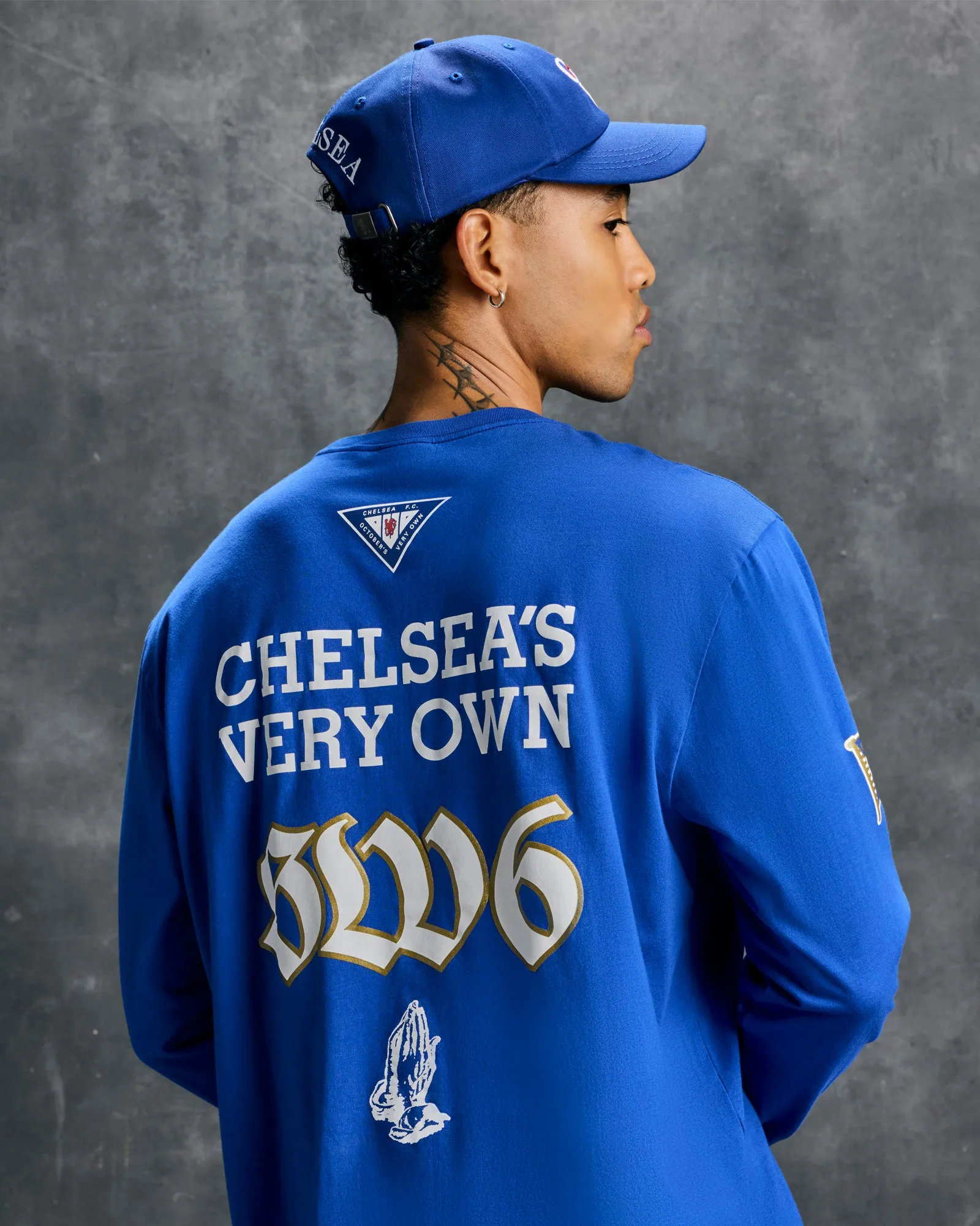 Chelsea FC Long-Sleeve Tee - Blue sold by OVO product image thumbnail 4