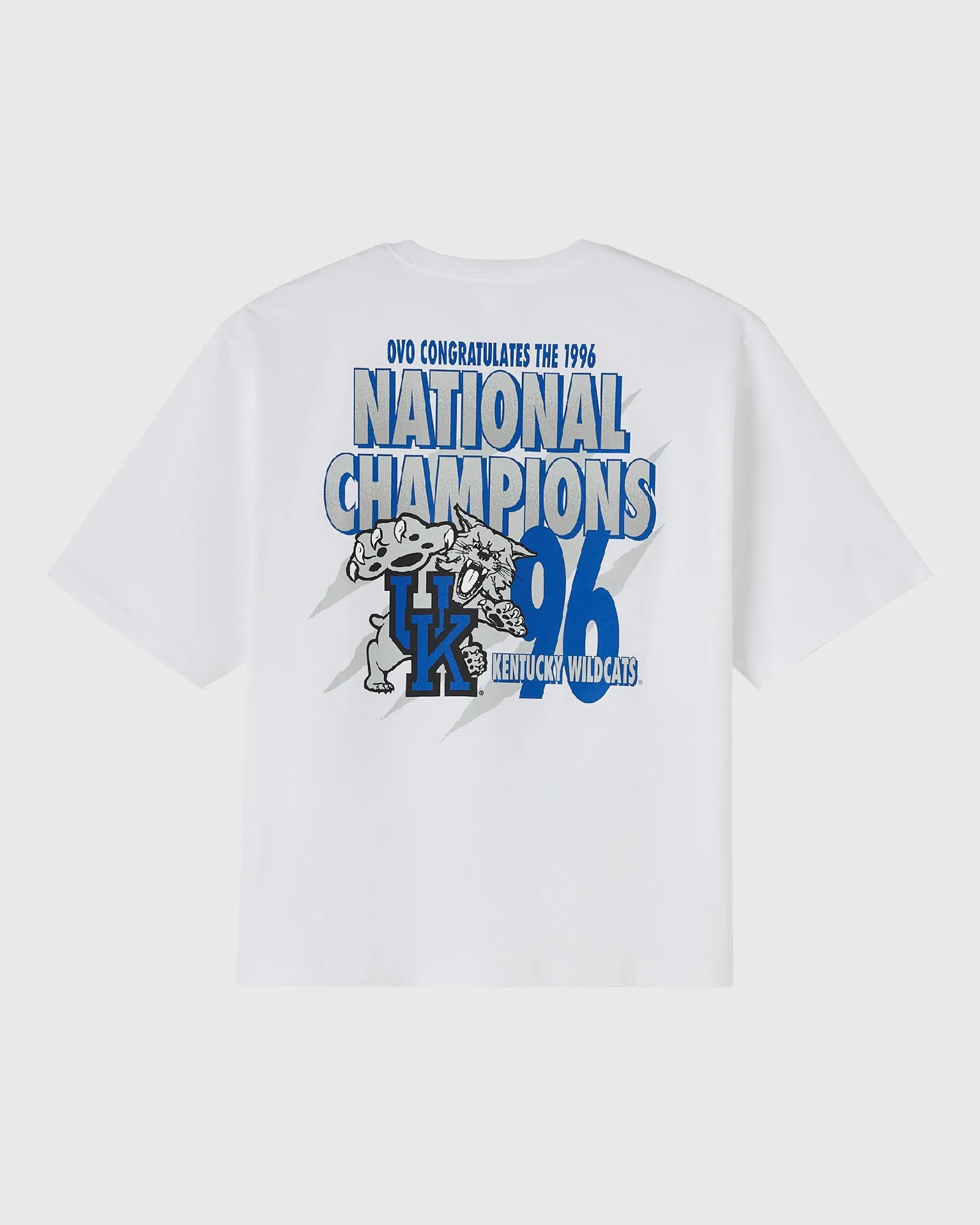 1996 Kentucky Wildcats Tee - White sold by OVO product image thumbnail 2