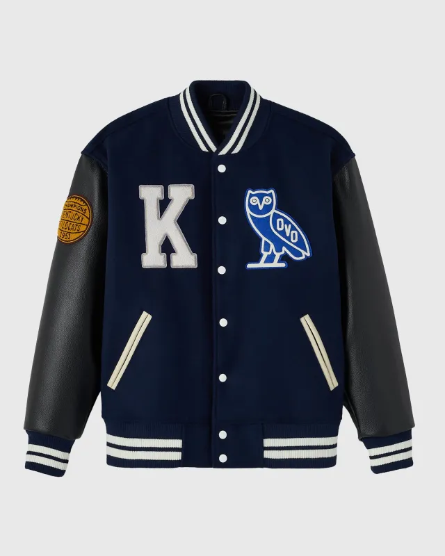 1951 Kentucky Wildcats Varsity Jacket - Navy made by OVO