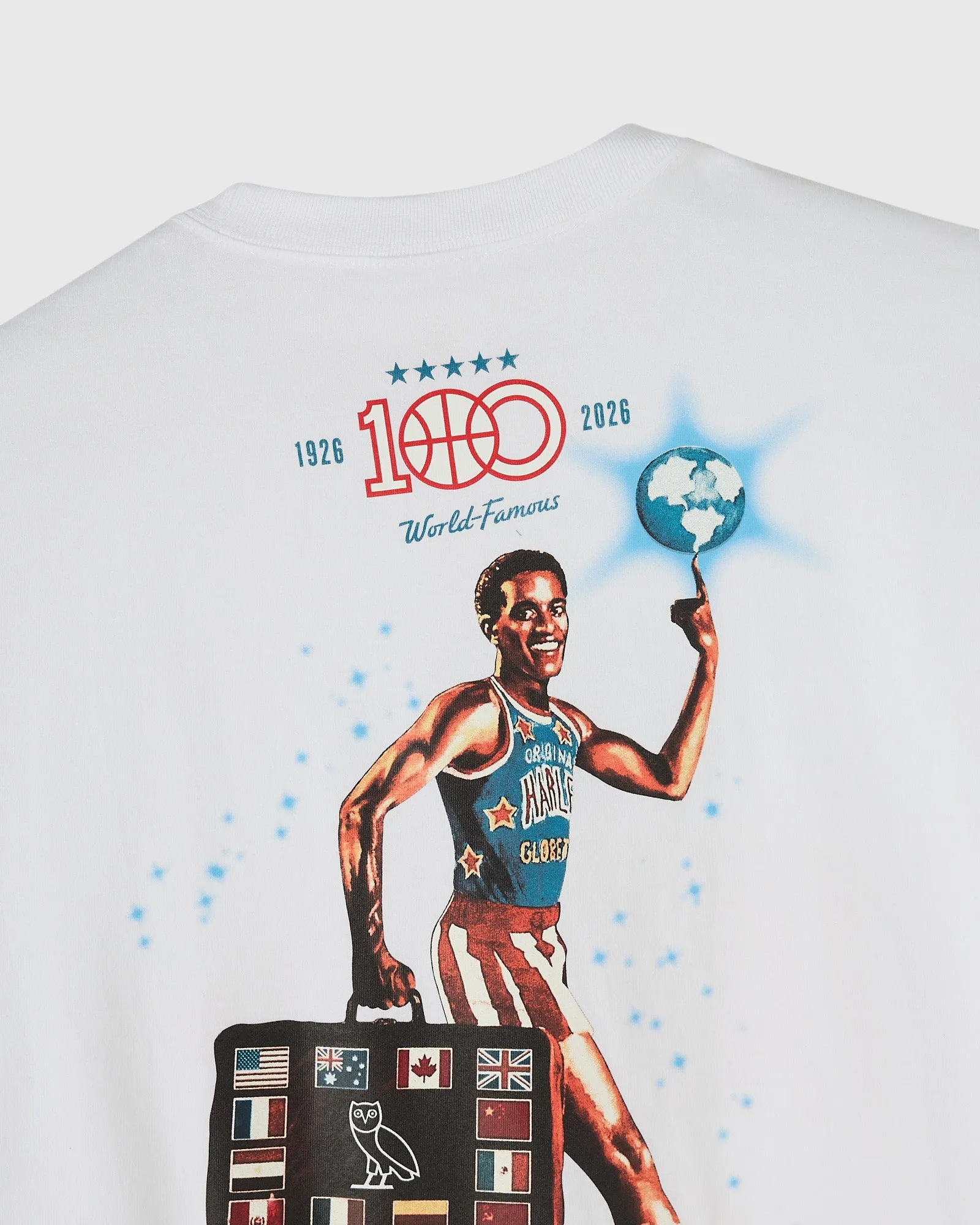 Harlem Globetrotters Tee - White sold by OVO product image thumbnail 4