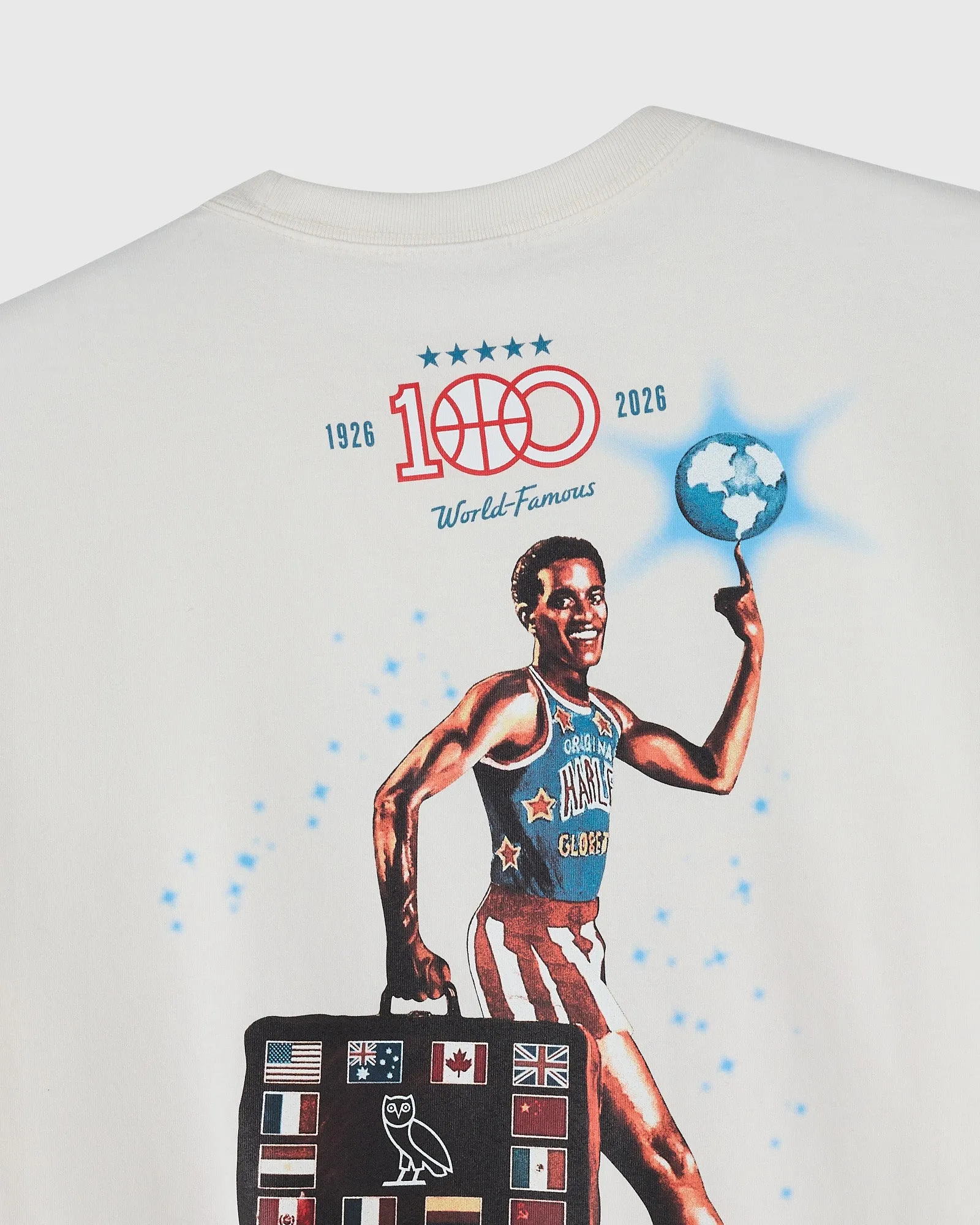 Harlem Globetrotters Tee - Off White sold by OVO product image thumbnail 4
