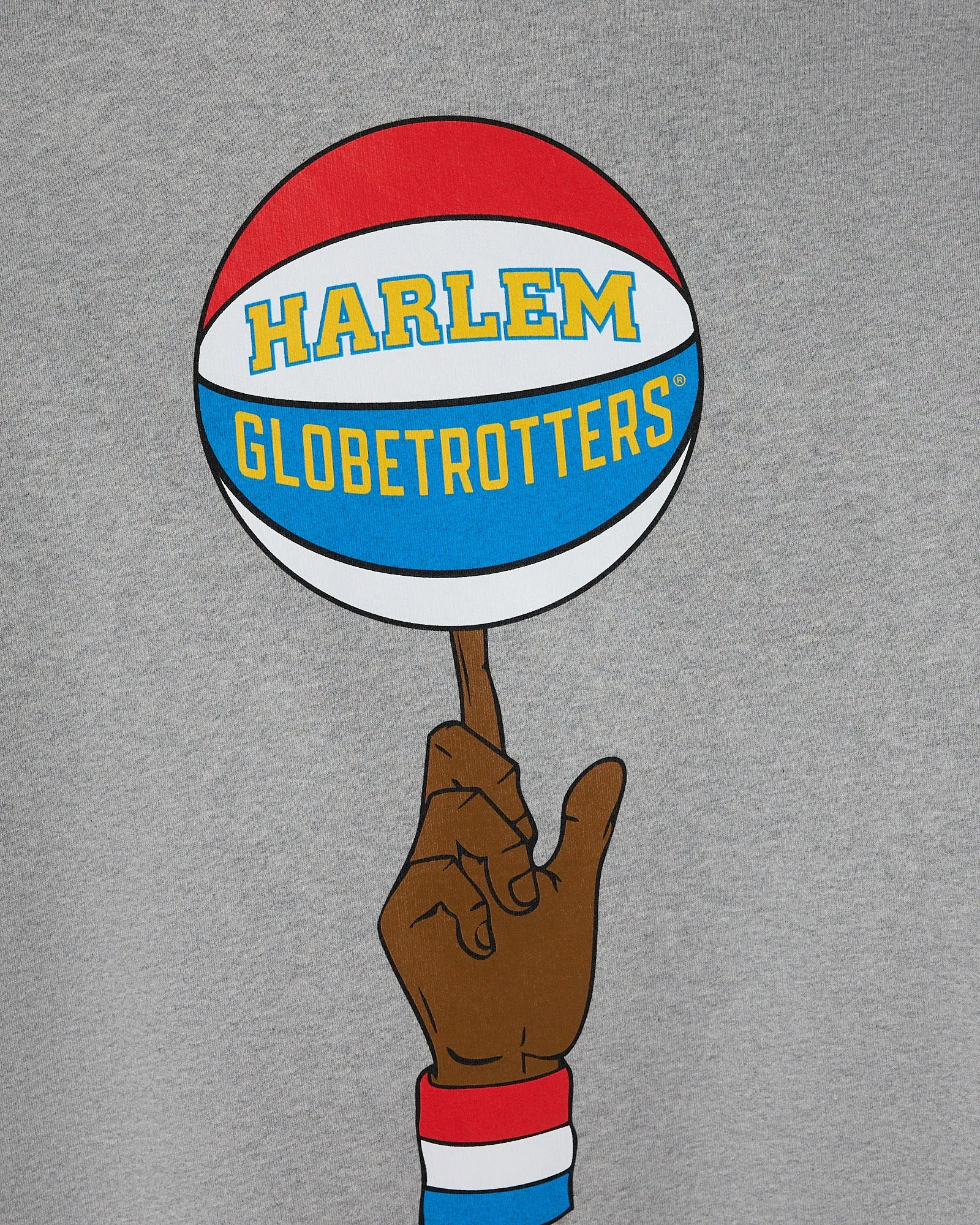 Harlem Globetrotters Hoodie - Heather Grey sold by OVO product image thumbnail 4