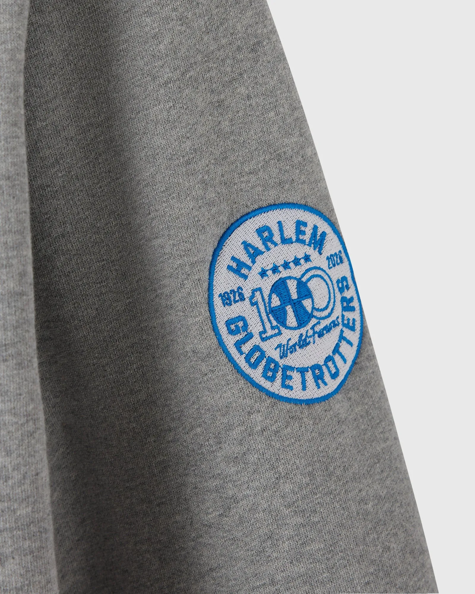 Harlem Globetrotters Hoodie - Heather Grey sold by OVO product image thumbnail 5