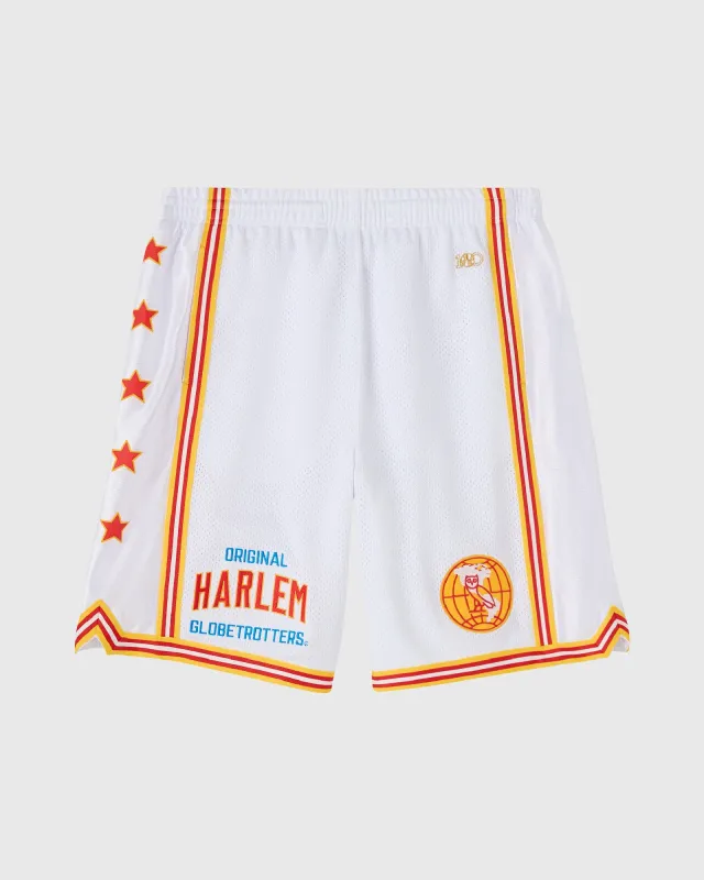 Harlem Globetrotters Basketball Short - White made by OVO