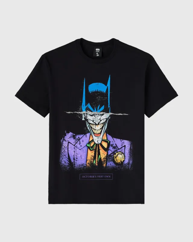 Batman x The Joker Split Tee - Black made by OVO