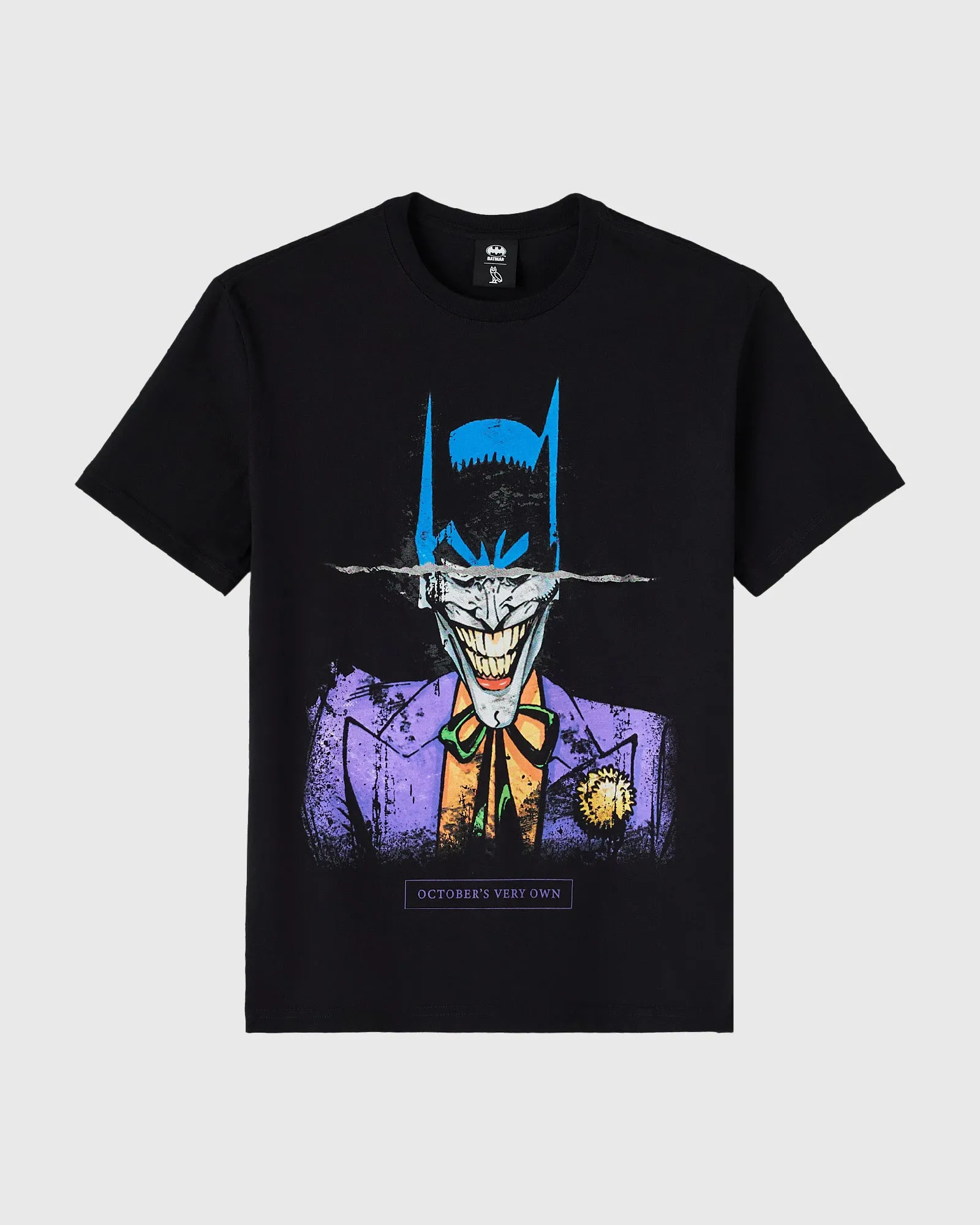 Batman x The Joker Split Tee - Black sold by OVO