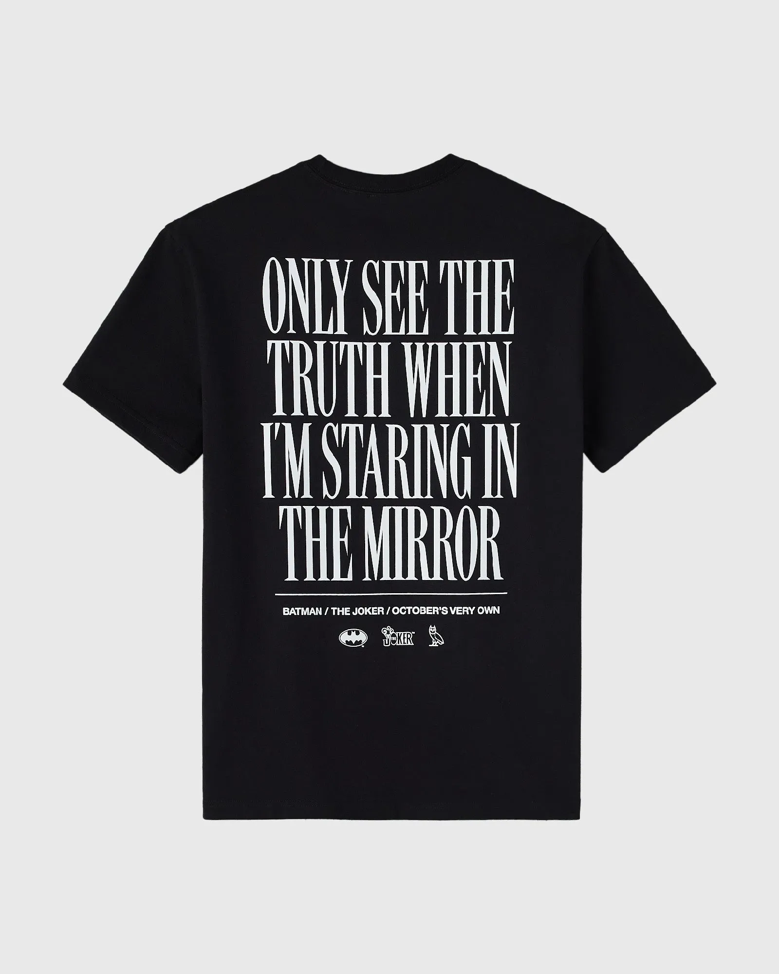 Batman x The Joker Mirror Tee - Black sold by OVO product image thumbnail 2