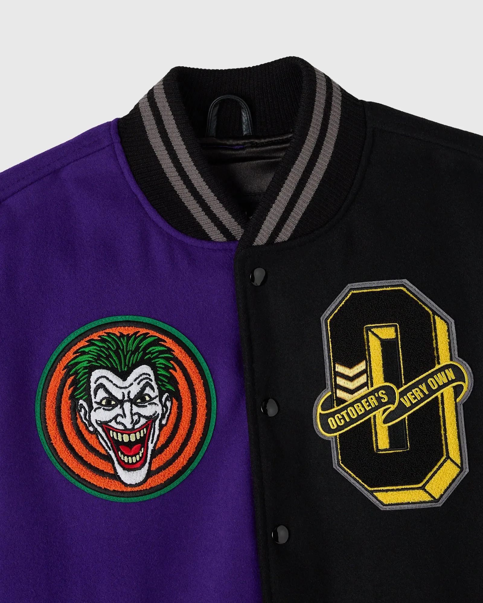 Batman x The Joker Split Varsity Jacket - Black sold by OVO product image thumbnail 3
