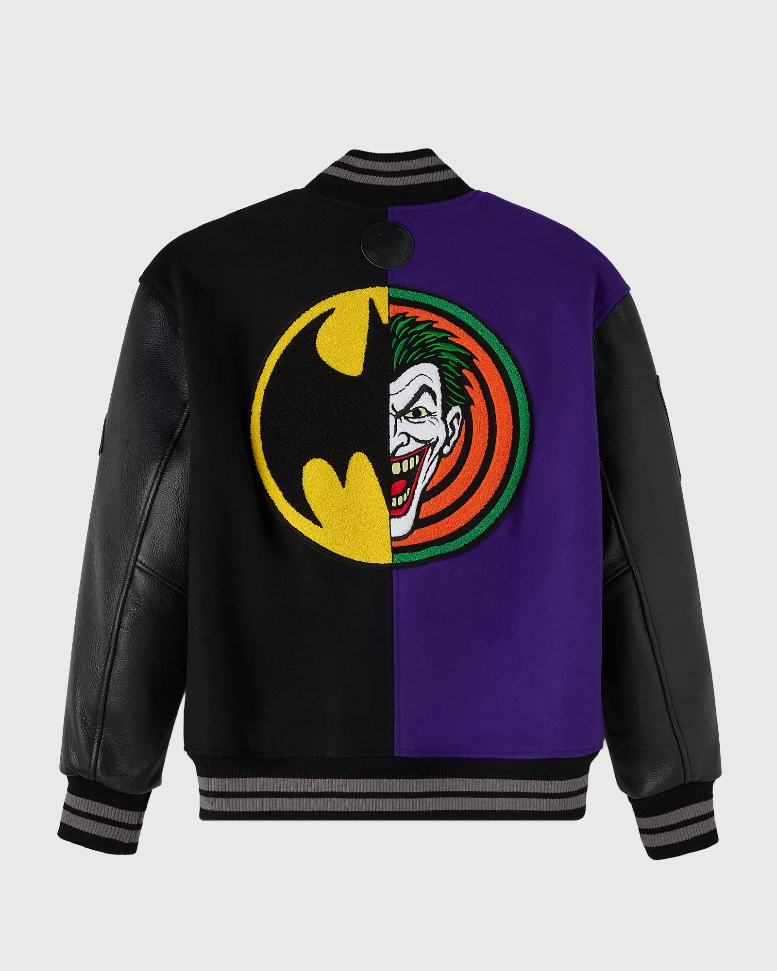 Batman x The Joker Split Varsity Jacket - Black sold by OVO product image thumbnail 2