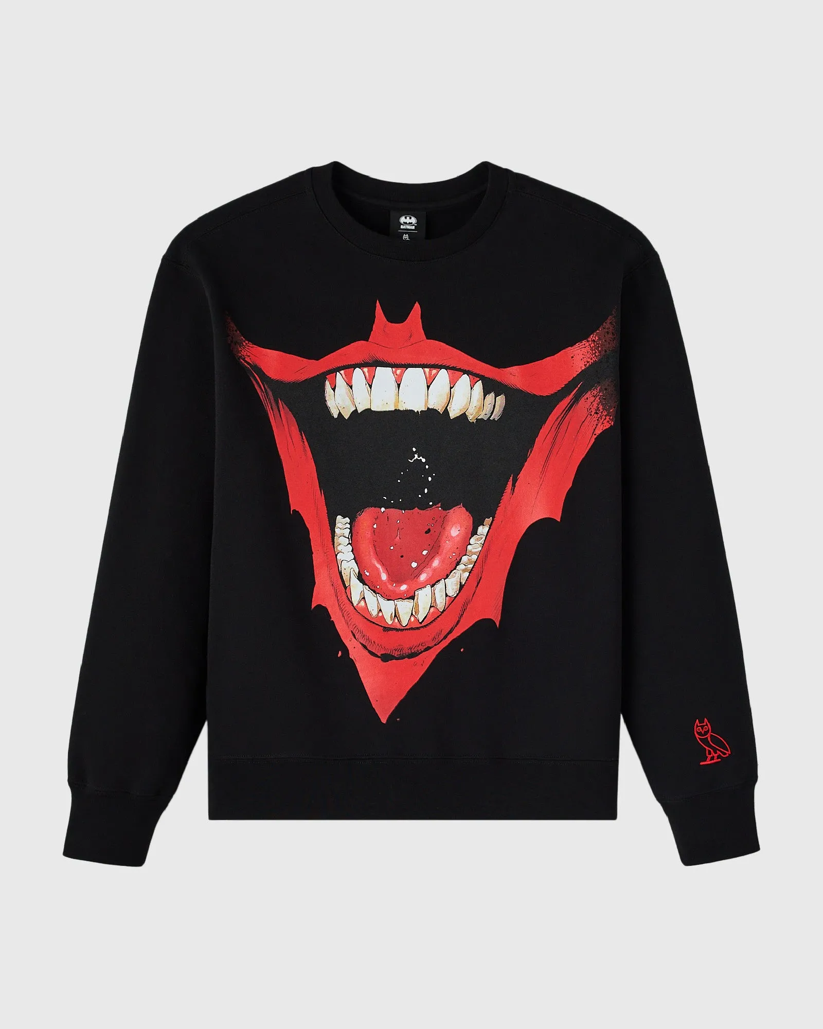 Bat Smile Crewneck Sweatshirt - Black sold by OVO
