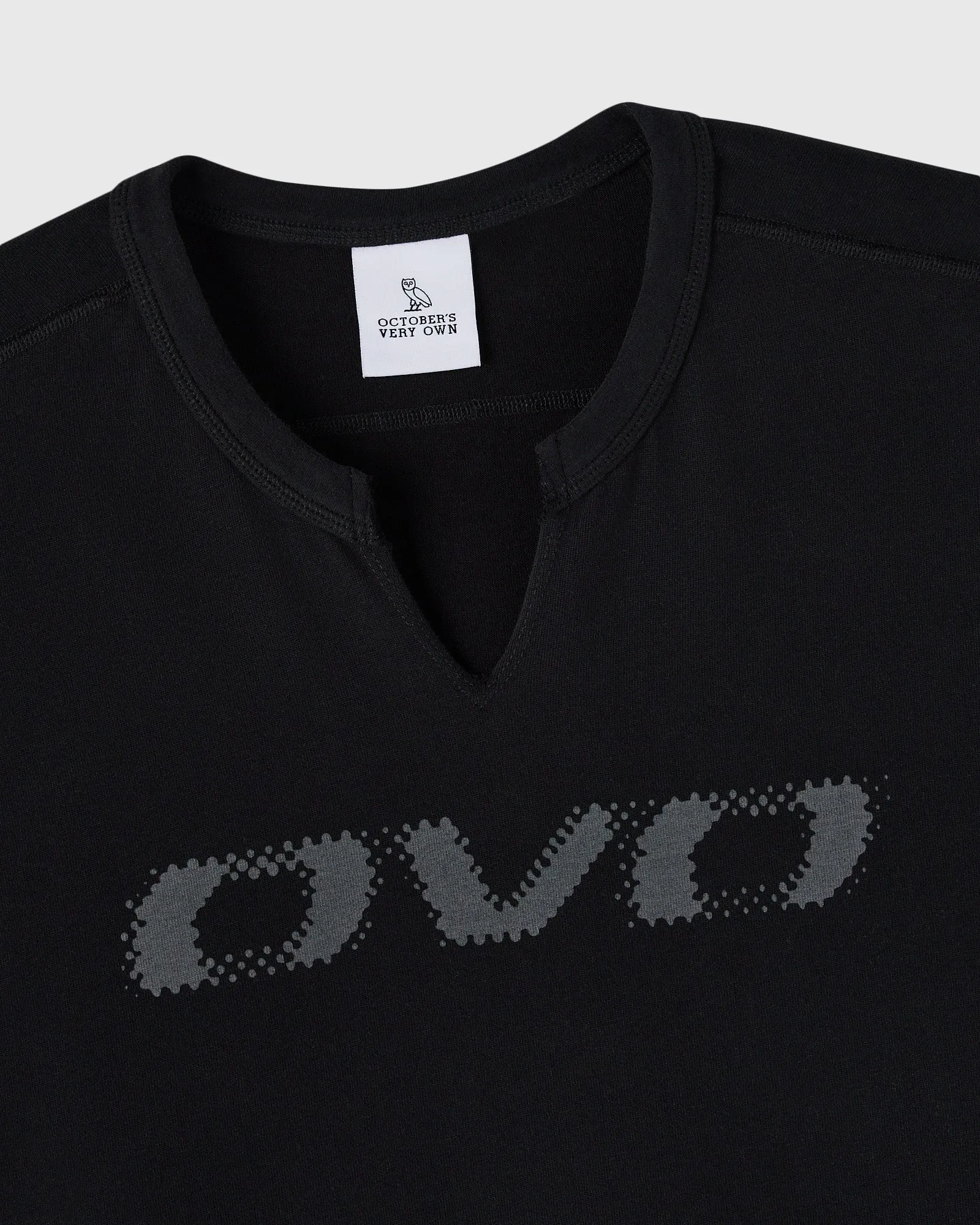 Split Neck Tee - Black sold by OVO product image thumbnail 2