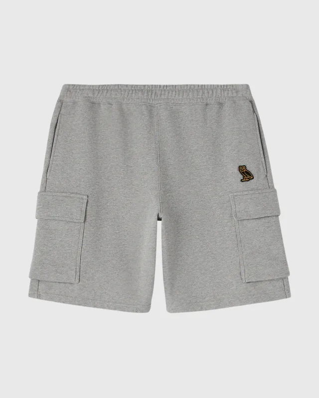 French Terry Cargo Short - Heather Grey made by OVO