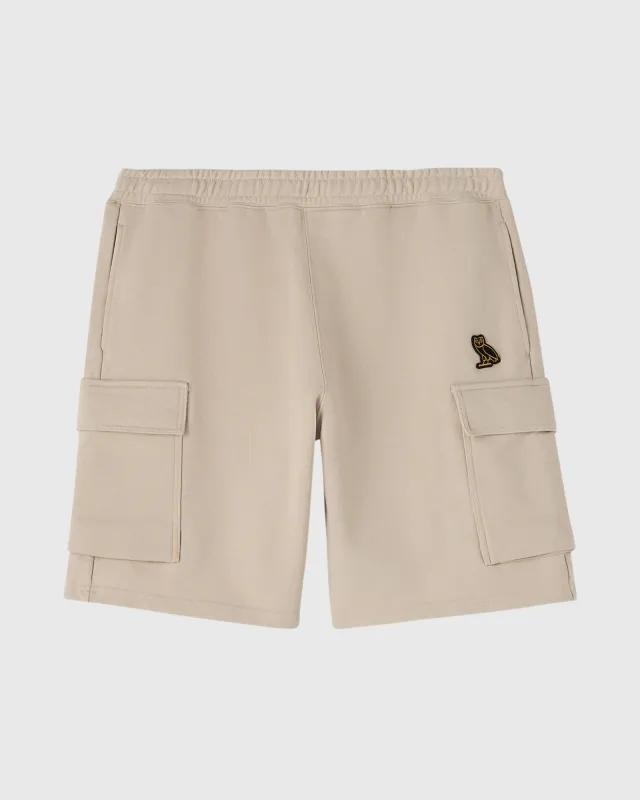 French Terry Cargo Short - Sandstone made by OVO