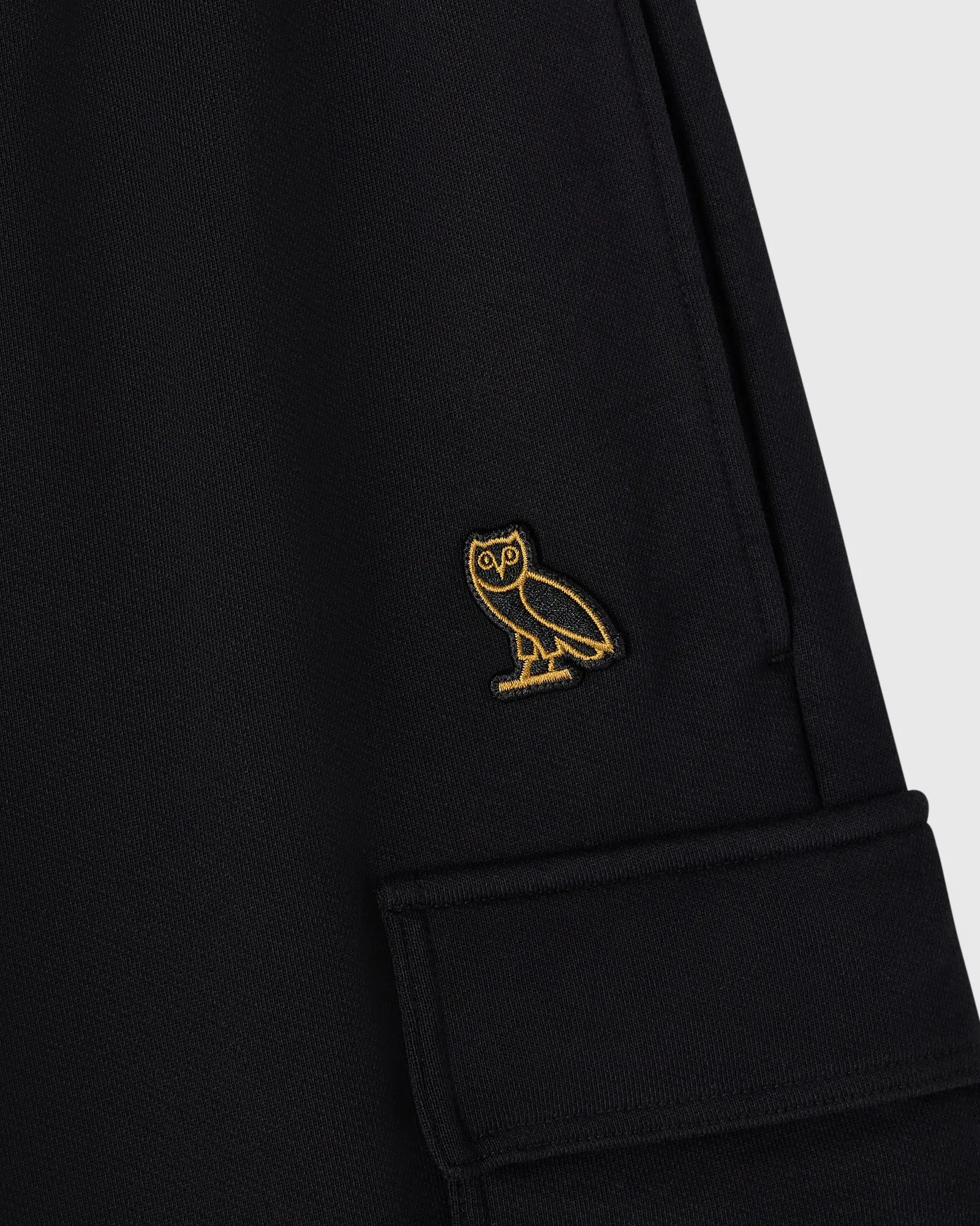 French Terry Cargo Short - Black sold by OVO product image thumbnail 2