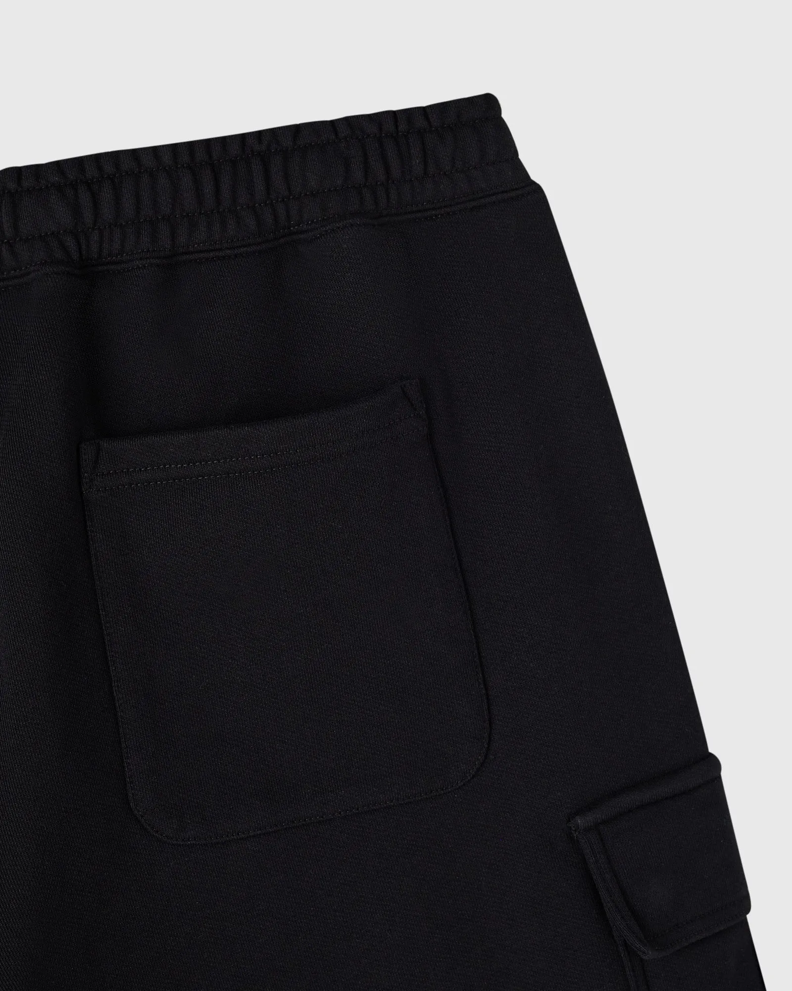 French Terry Cargo Short - Black sold by OVO product image thumbnail 3