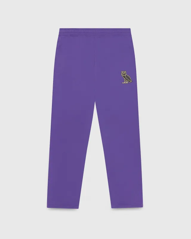 Mini OG Open Hem Sweatpant - Purple sold by OVO