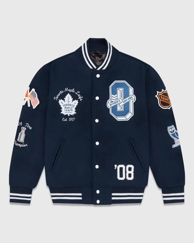 Toronto Maple Leafs Varsity Jacket - Toronto Blue sold by OVO