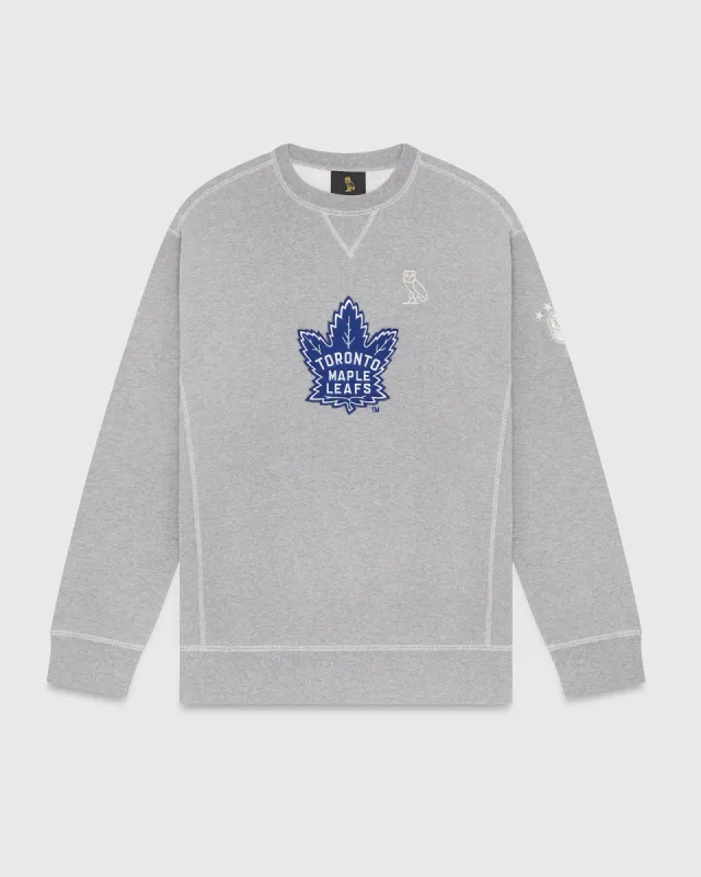 Toronto Maple Leafs Crewneck - Heather Grey sold by OVO