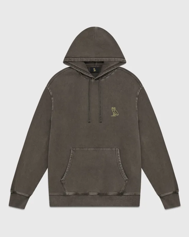 Muskoka Garment Dyed Hoodie - Brown sold by OVO
