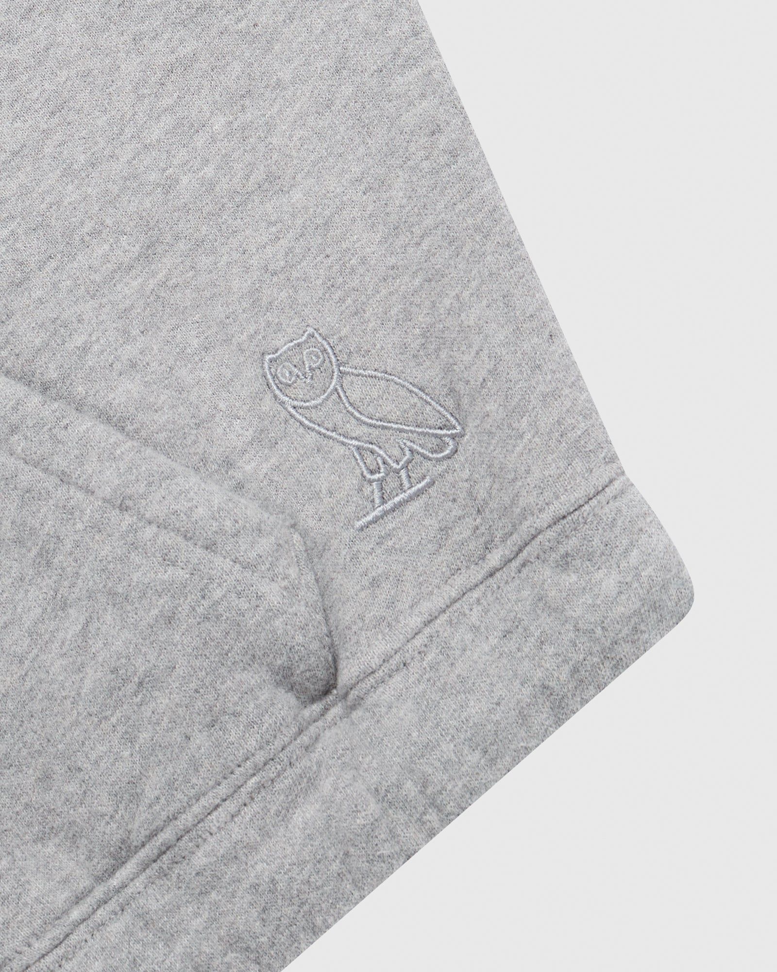 Cropped Hoodie - Heather Grey sold by OVO product image thumbnail 5